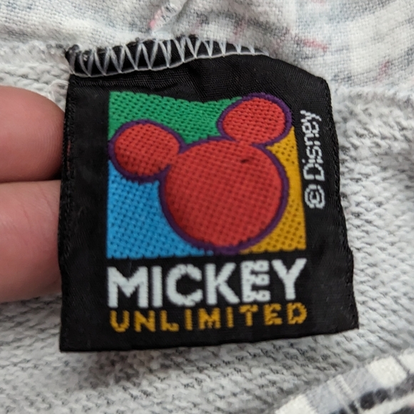 Vintage Disney Mickey Unlimited hoodie nighty lounge wear sweater medium - Picture 3 of 7